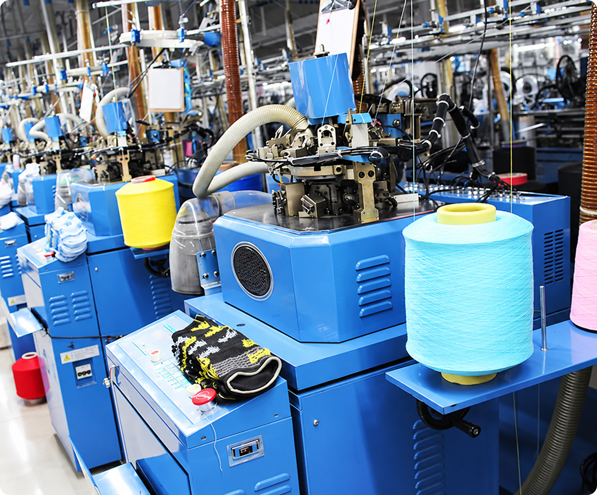 Aston Merch production machinery